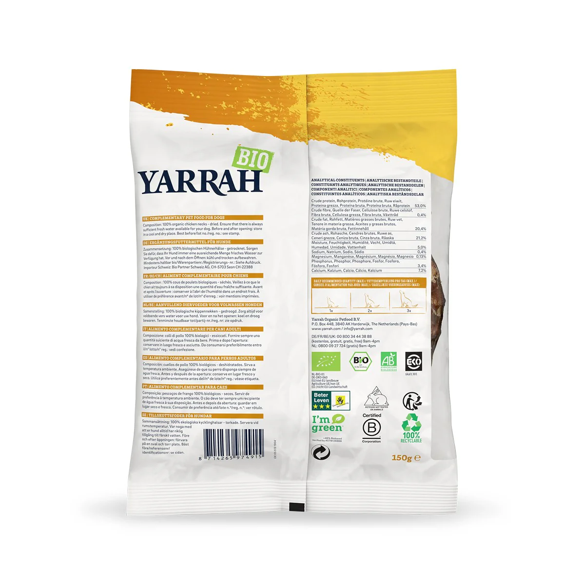Yarrah cous de poulet bio pour chien – Image 2